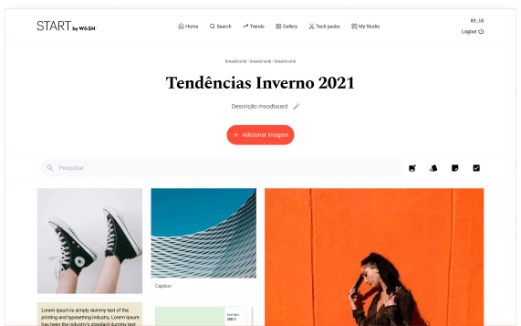 MyStudio, Start by WGSN